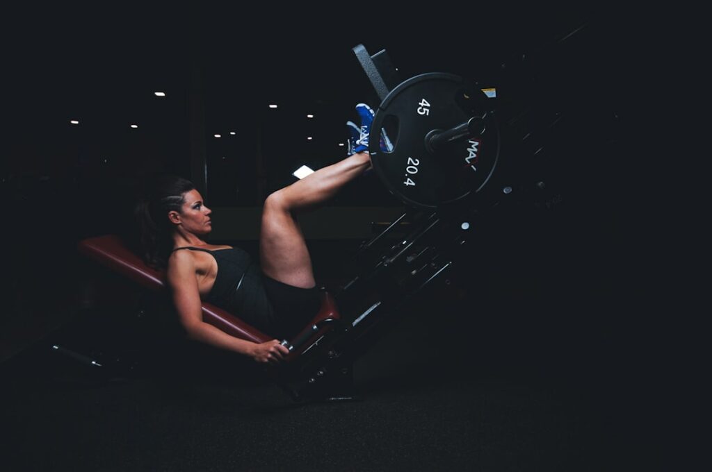 Photo Treadmill, weights
